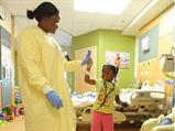 Hospital Nurse Patient Child Girl Room Treatment, 