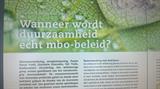 Mei-uitgave Profiel: dringend pleidooi voor meer duurzaamheid in het mbo