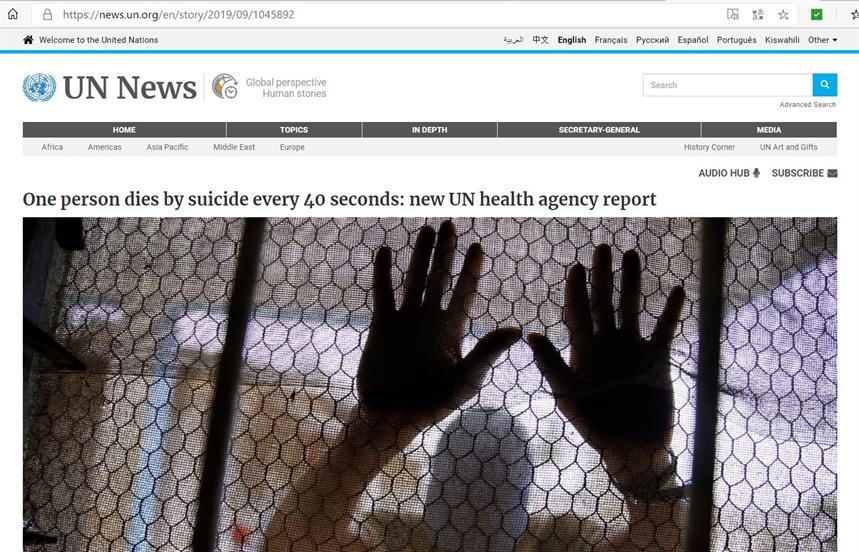 VN Wereld Suïcide Preventie dag 10-09 – 2e doodsoo