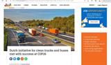 Initiatief NL voor meer schone vrachtwagens krijgt steun op Klimaattop